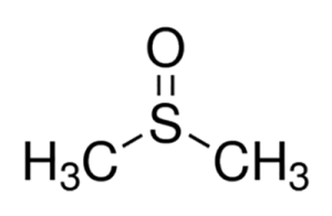 Kemisk formel för DMSO